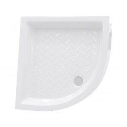 Поддон для душа полукруглый керамический RGW CR/R  900x900