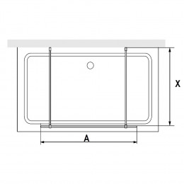 Душевая перегородка RGW WA-018B 1300