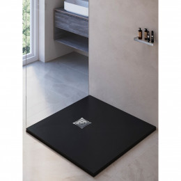 Душевой поддон квадратный RGW ST-G Графит  1000x1000