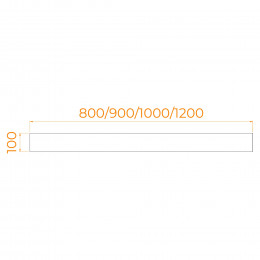 Экран для душевого поддона RGW N (Фронтальный)