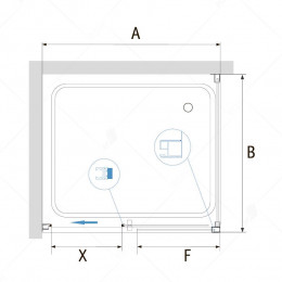 Душевой уголок RGW PA-76-1B (PA-016B + Z-060-2B) 1600x800
