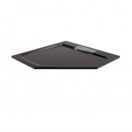 Душевой поддон трапеция RGW STA-61B Черный  900x900