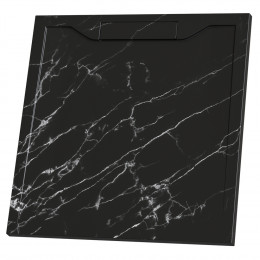 Душевой поддон квадратный RGW STE MB Черный мрамор 900x900