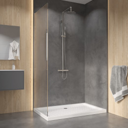 Поддон для душа прямоугольный керамический RGW CR (Глубина 35)  720x900