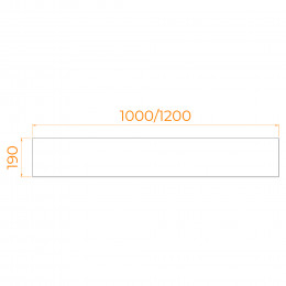 Экран для душевого поддона RGW NА/LUX фронтальный