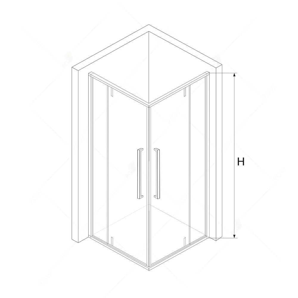 Душевой уголок RGW SV-33B 800x800