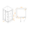 Душевой уголок RGW SV-040B 1100x1000