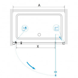 Душевая дверь RGW PA-105 800