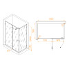 Душевой уголок RGW SV-040B 1400x800