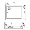 Душевой поддон прямоугольный RGW STYLE  900x1000
