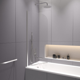 Шторка на ванну, RGW SC-109 600