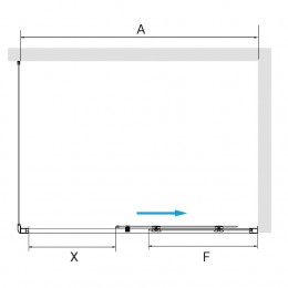 Душевой уголок RGW PA-177 (RGW PA-017 + Z-050-2) 1800x800