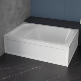 Душевой поддон прямоугольный RGW BC/L (с сиденьем)  800x1200