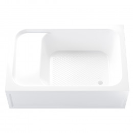 Душевой поддон прямоугольный RGW BC/L (с сиденьем)  800x1200