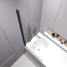 Шторка на ванну, RGW SC-109B 800