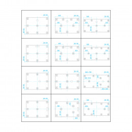 Душевой поддон прямоугольный RGW ST-W Белый (Комплект)  900x1200