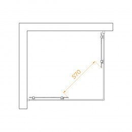 Душевой уголок RGW PA-040B 900x1000
