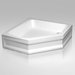 Душевой поддон трапеция RGW BT/CL-S  900x900