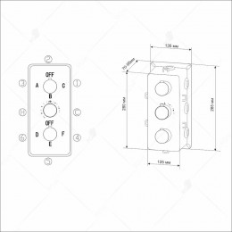 Встраиваемый термосмеситель RGW SP-41