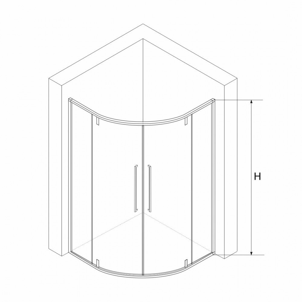 Душевой уголок RGW SV-53 1000x1000