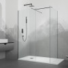 Душевая перегородка RGW WA-020B (WA-010B (2 шт.) + S-1220 B) 700x900