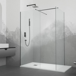 Душевая перегородка RGW WA-020B (WA-010B (2 шт.) + S-1220 B) 700x900