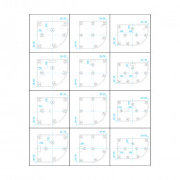 Душевой поддон асимметричный RGW ST/AR-G Графит  800x1200