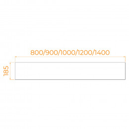 Экран для поддона RGW NA/STYLE фронтальный