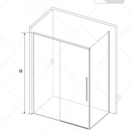 Душевой уголок RGW SV-42 (SV-12 + Z-050-2) 1400x900