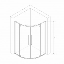 Душевой уголок RGW SV-53B 800x800