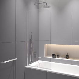 Шторка на ванну, RGW SC-109 700