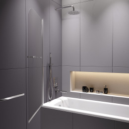 Шторка на ванну, RGW SC-114