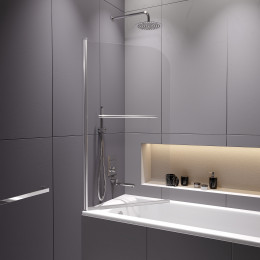 Шторка на ванну, RGW SC-114