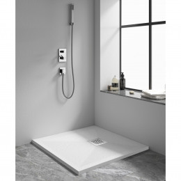 Душевой поддон квадрат STONE TRAY-W  900x900