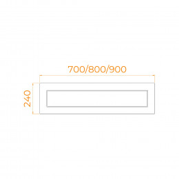 Экран для душевого поддона RGW NB/CL-S боковой