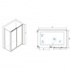 Душевой уголок RGW CL-48 (CL-14 + Z-050-1) 1200x800
