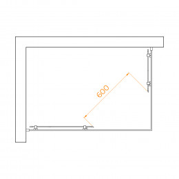 Душевой уголок RGW PA-040B 800x1200