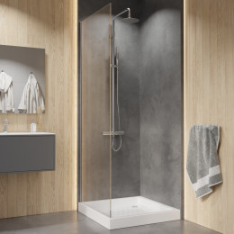 Поддон для душа квадратный керамический RGW CR  900x900