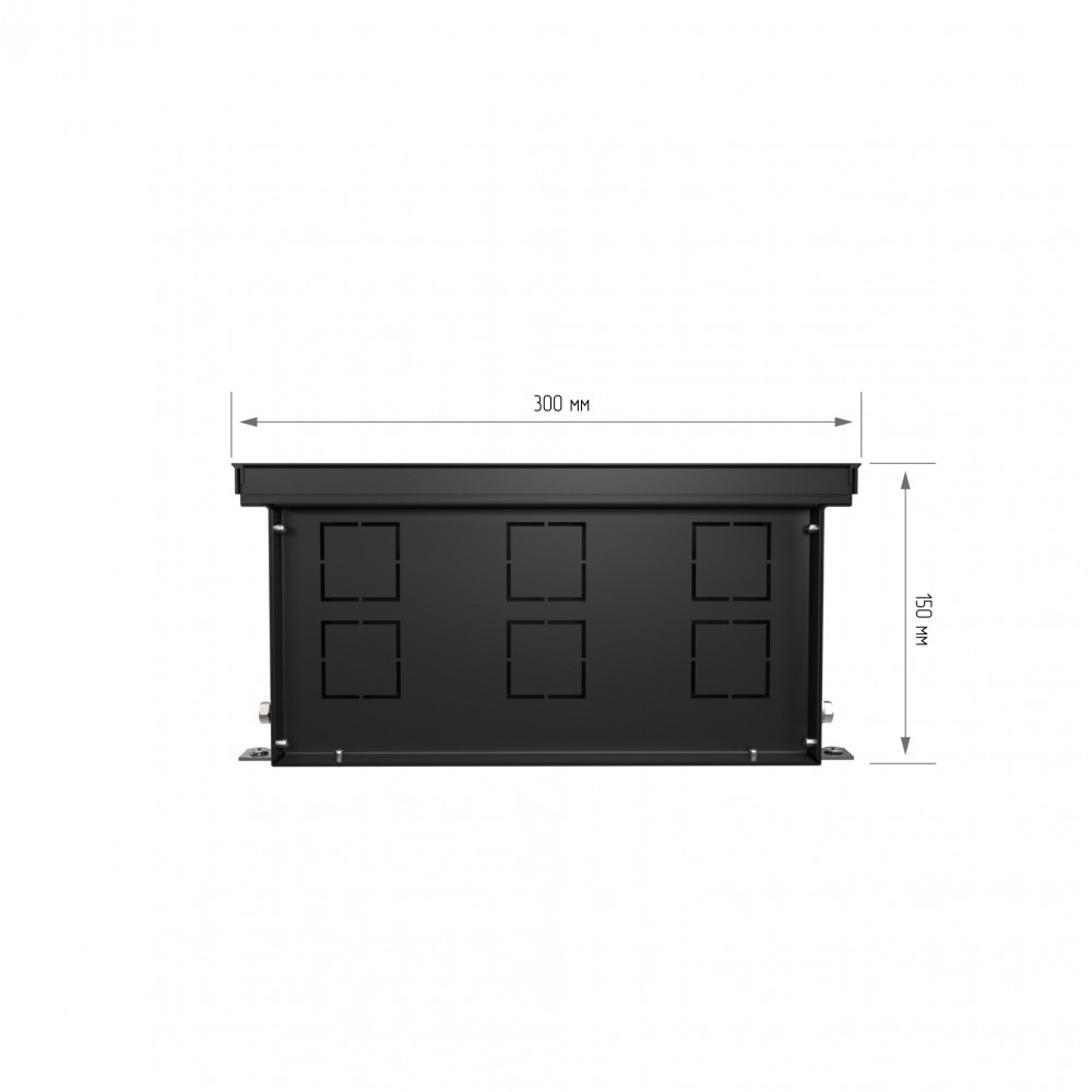 Конвектор внутрипольный Royal Thermo ATRIUM-150/300/2600-DG-U-BL