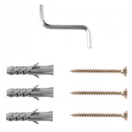 Кронштейн напольный регулируемый Royal Thermo АБР, серебристые