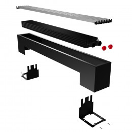 Конвектор напольный Royal Thermo STEP-180/130/2500-3-N-WT-LG-NA