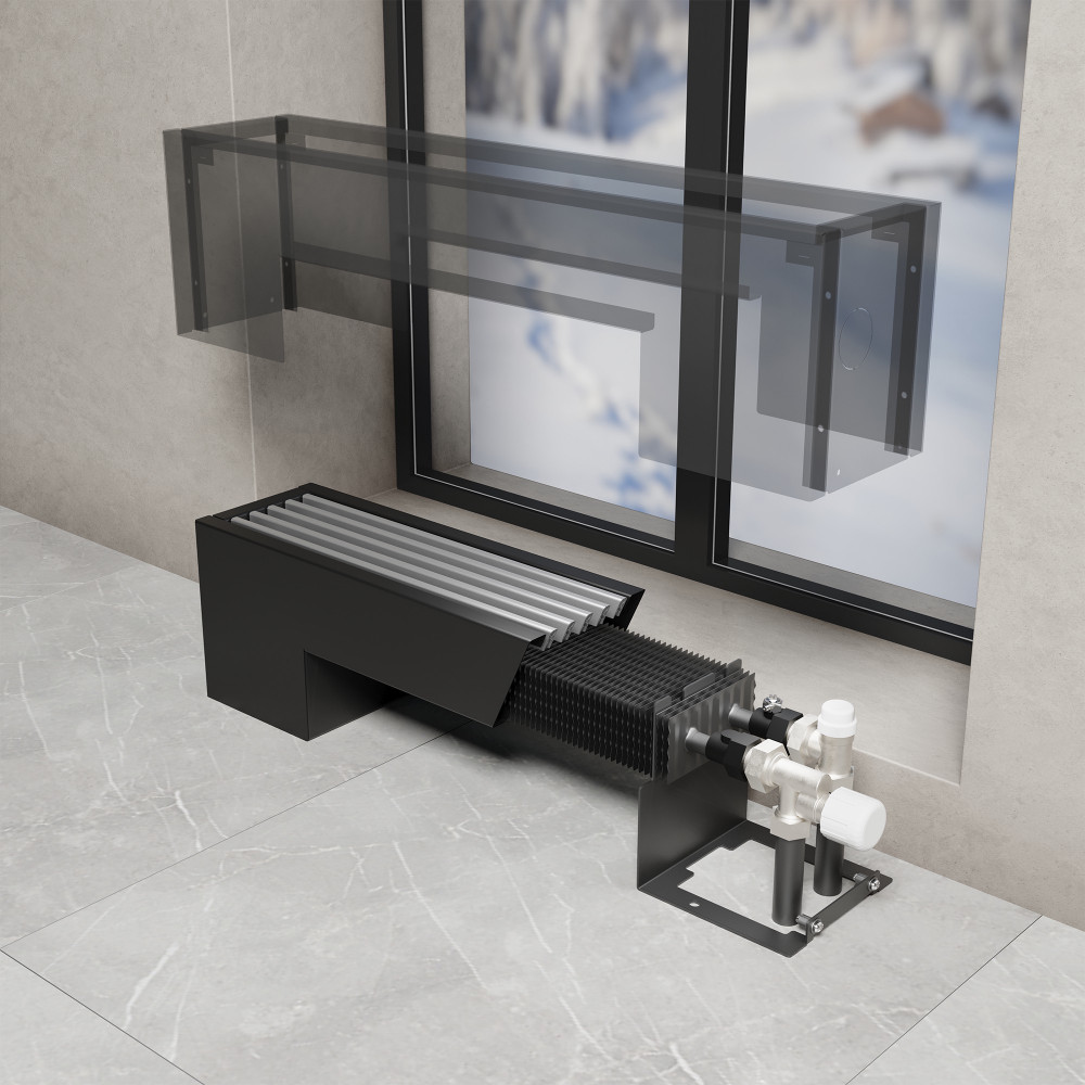 Конвектор напольный Royal Thermo STEP-80/180/800-1-N-SS-LG-NA