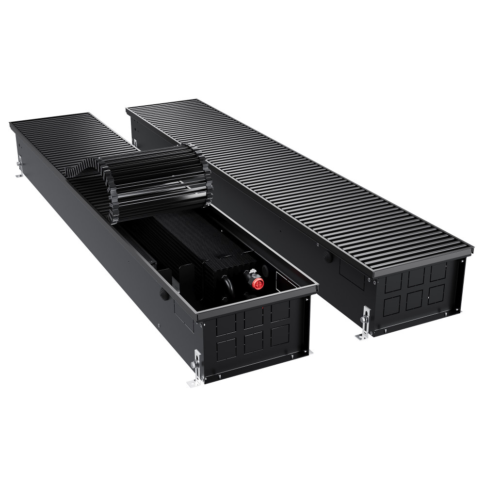 Конвектор внутрипольный Royal Thermo ATRIUM TURBO-150/250/2100-DG-U-BL