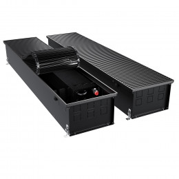 Конвектор внутрипольный Royal Thermo ATRIUM TURBO-190/300/1400-DG-U-BL