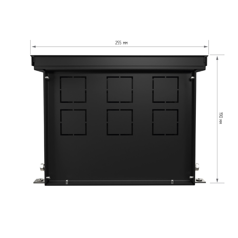 Конвектор внутрипольный Royal Thermo ATRIUM TURBO-190/250/2900-DG-U-BL