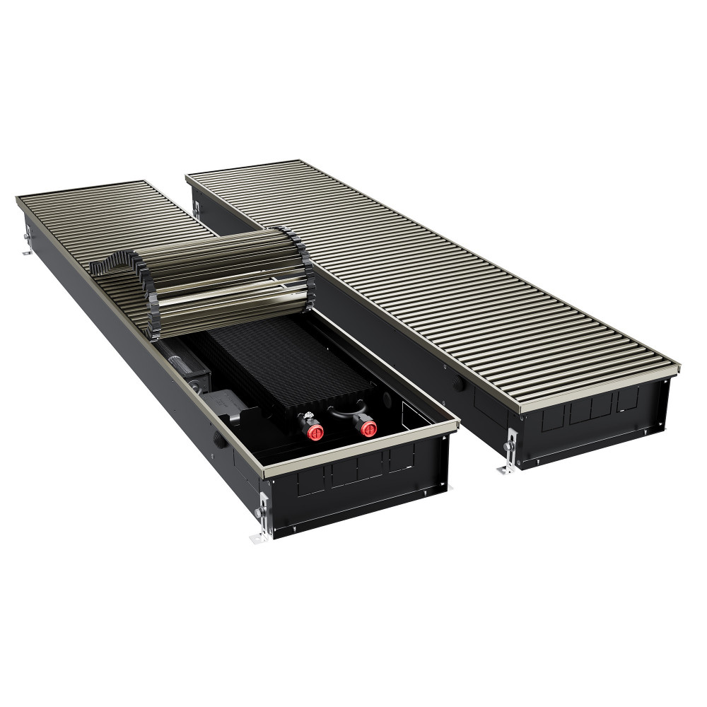 Конвектор внутрипольный Royal Thermo ATRIUM TURBO-110/300/2900-DG-U-LB