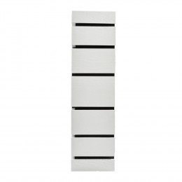 Каминокомплект: Биокамин Firelight BFP/P-2520, портал Moderno 25 шпон белый дуб