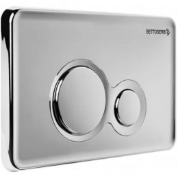Инсталляция для унитаза BETTOSERB sava free standing, клавиша смыва хром матовый/хром глянец