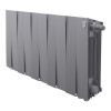 Радиатор биметаллический Royal Thermo PianoForte 300 Серебристый VR80 - 10 секц.