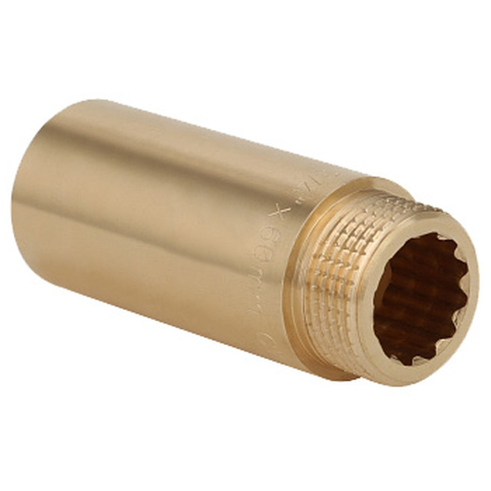 Удлинитель Gappo ВР-НР латунный 3/4" x 40 мм